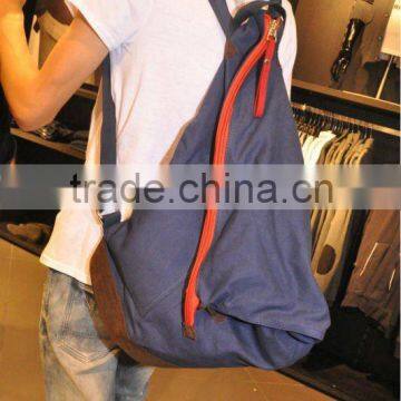 trendy canvas adult shool backpack