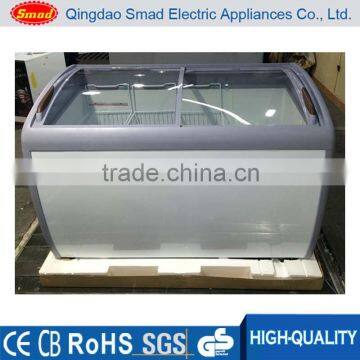 Sliding glass flat door large chest freezers freezer