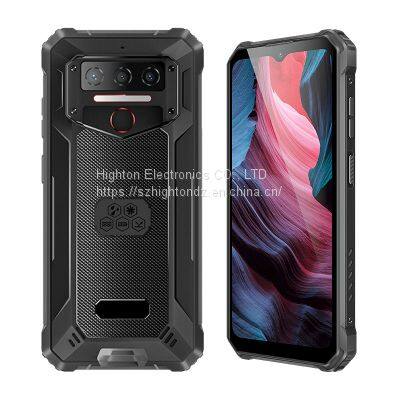 Cheapest 6.52 Inch MTK6765 Octa-Core Android 13 4+64G 10600mAh Fingerprint Unlock NFC IP68 Rugged Phones Waterproof Mobile Phone photo-5