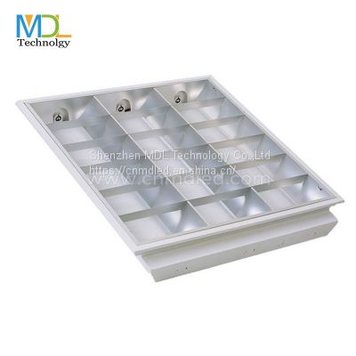 MDL T8 LED Louver Light Fixture Model: MDL-SF8