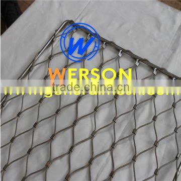 Steel Wire Rope Flexmesh, Stainless Steel Oxide Zoo Mesh,Ferruled Mesh,flexible ferruled inox line webnet | generalmesh