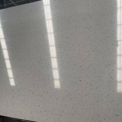 Artificial Terrazzo stone slab white color slabs supplier