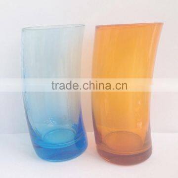 bending shot glass,colored shot glass, souvenir shot glass