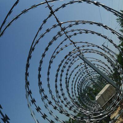 Hot-Dipped Galvanized or PVC Coated Concertina Razor Wire for Durable Fencing photo-4
