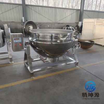 Jacketed Kettle With Automatic Stirring (Automatic Temperature Control Type) — Specialized Equipment for Melting Syrup and Stir-Frying Bean Paste photo-2
