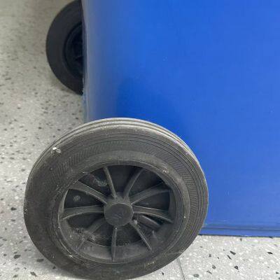 Wheeled Medical Waste Bin With Secure Lid For Clinic And Laboratory Disposal
