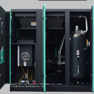 BY90kwDouble Stage Compressed Air Compressor.8-21m3/min 6-8BAREnergy Saving Air Compressor. photo-3