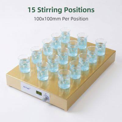 15 Positions Digital Multi-position Magnetic Stirrer