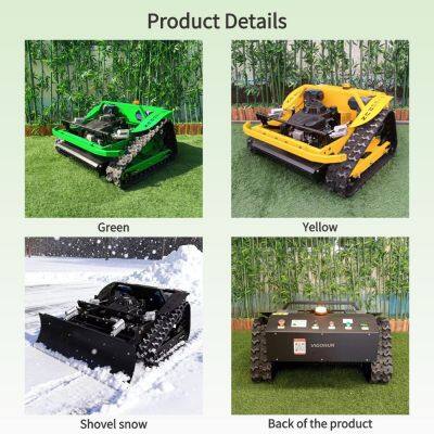 7Hp 7.5Hp 9Hp 16Hp Gasoline Engine Self Charging Remotely Controlled Field Grass Cutting Machine photo-4