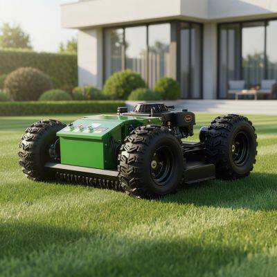 Villa Lawns Corte Regular de Grama Vigorun VTW550 Robô de Corte a Controle Remoto Sem Fio e Tração Quatro Rodas à Venda