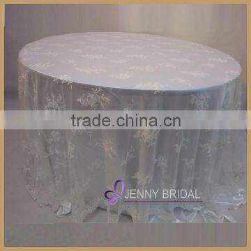 TL002B Well-made Popular and Hotsale Round Lace Wedding Cheap Table Overlay photo-3
