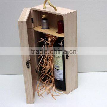 Fashion High Quality Natural Wood Wine Box photo-4