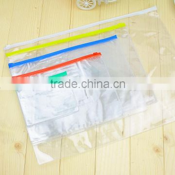 A4 A5 transparent zipper bag PVC EDGE kits A4 zipper bag custom as you requirements factory manufactory