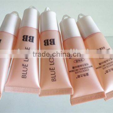 plastic lip balm tube with key-chain cap for packaging