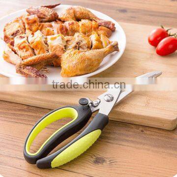 Heavy Duty Stainless Steel Kitchen Shears With Black Soft Grip Handle photo-3