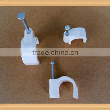 solar plastic nail hook cable clip