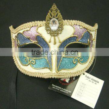 Carnival Mask in Face Shield With Jewel, PVC Mask