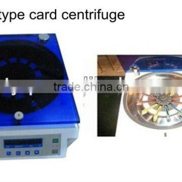 Centrifuge for gel and blood cards TXK4