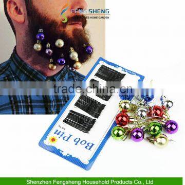 12pcs Beard Baubles Decorations Secret Santa Xmas Present Baubles For Beards New Wholesale