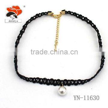 Factory Price High Quality Necklaces Jewelry Imitation pearl string pendant necklaces