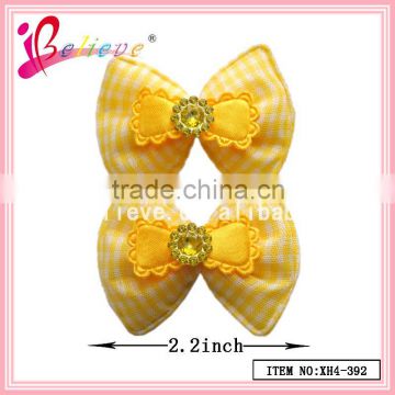 Lovely hair bows wholesale mini bow ties with metal clip,the best birthday gift for kids