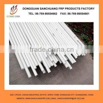 White High strength Fiberglass Tube, Fiberglass Hollow Rod, Fiberglass Pipe