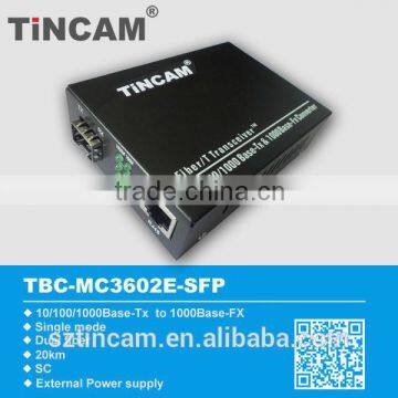 10/100/1000M fiber optic media converter ,with1310nm MM SC