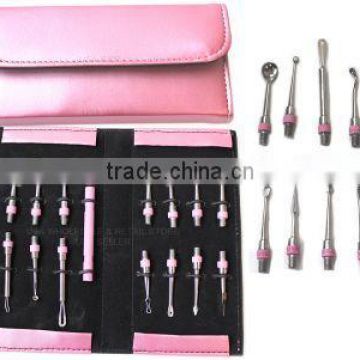 15pc BLACKHEAD WHITEHEAD PIMPLES REMOVER EXTRACTOR FACIAL FACIAL TOOL KIT