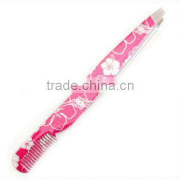 Floral Print Comb Tweezers