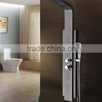 Foshan Cheap Price Black Finish Stainless Steel Shower Panel