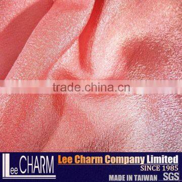 100% Polyester Amethyst Slight Crepe Fabric Material photo-6