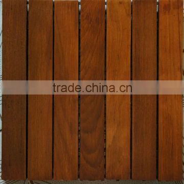 Teak Outdoor Wood Flooring With Plastic Base