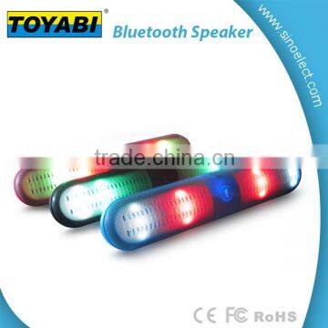 Stereo LED Wireless Bluetooth Speaker with Multicolor Flashing Led Lights Speaker with Premium Sound Quality