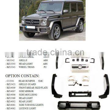 car kit for MERCEDES W463 G-class adapt to 2006-2013 W463 G65/G500/G55/G63 AMG by maker