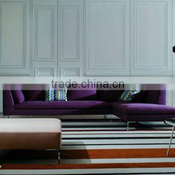 2013 Modern Style Top Grain Leather Sofa MS1001-2 Made in Foshan Guangdong
