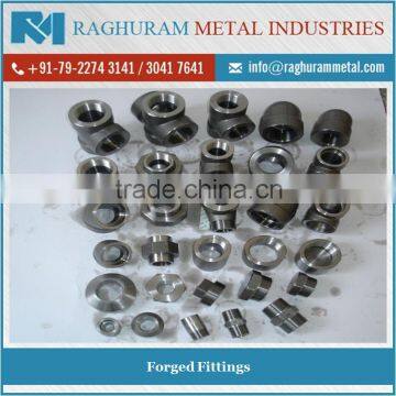 45 0 & 900 Elbow and Equal Tee & Un Equal Tee Forged Fittings for Sale