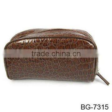 hot sale fashion zipper crocodile mini cosmetic pouch