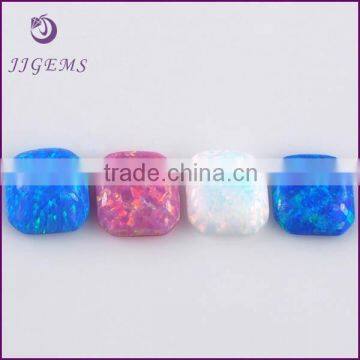 Synthetic Square Shape Loose Opal Gemstone photo-2