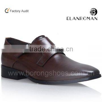 Formal high class Double monk-strap leather dress shoes casual leather lace up men shoes dress mens shoes for formal party                        
                                                Quality Choice