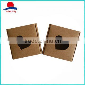 2016 New Style Wholesale Heart Window Boxes, Window Kraft Boxes