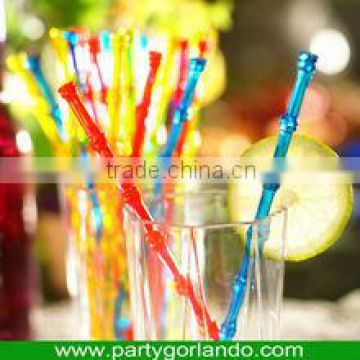 plastic bamboo knot drinking swizzle cocktail sticks