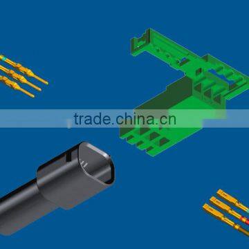 3 ways 2.2mm pitch plastic male and female wire to wire power connecting automotive connector