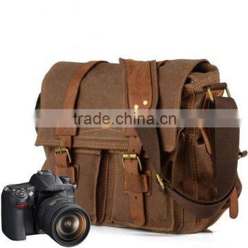 European Popular Stylish Canvas& Leather Digital Camera Bag,Professional DSLR Camera Bag with Single Shoulder Strap,Tote Bag                        
                                                Quality Choice