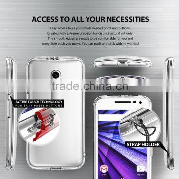 Keno for Moto G3 Crystal Plastic Clear Transparent Phone Case, for Moto G3 Polycarbonate PC Case photo-3
