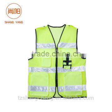 high visibility police traffic reflective vest/security products