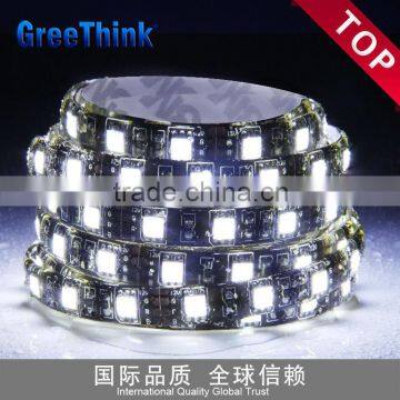 SMD 5050 waterproof IP65 solar powered flexible led strip with black pcb