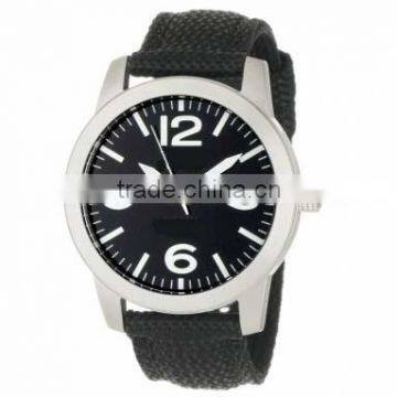 2016 fancy men's watch with date and week, stainless steel back Japan Movement watch, black quality nylon strap Watch