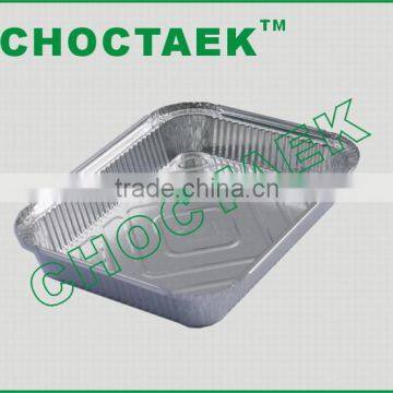 Convenient carry-out aluminium foil container