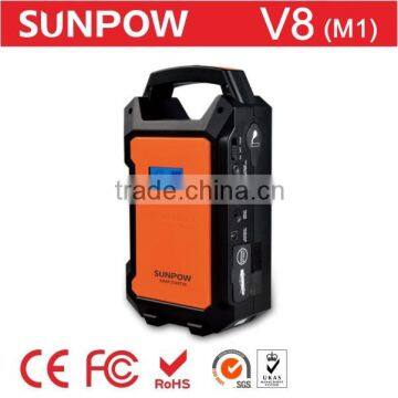 SUNPOW Car Emergency Tool Kit Battery Car Jumper 12v/24v Car Starter