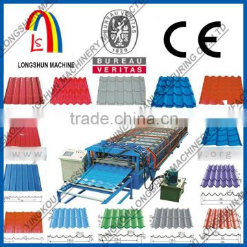 Glazed roof tile roll forming line machine